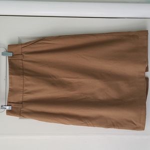 Camel wool pencil skirt from Banana Republic